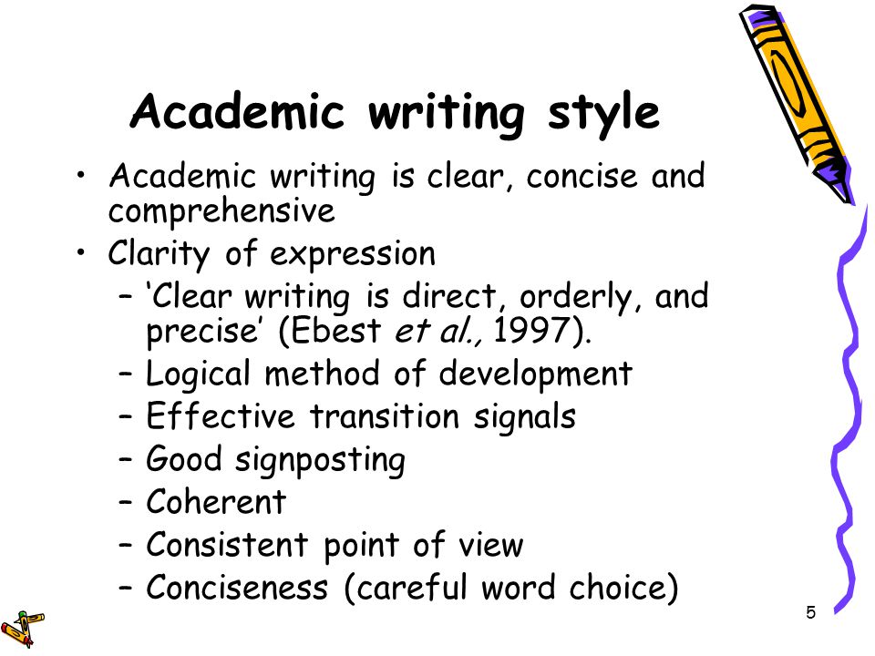Organizing Your Social Sciences Research Paper: Academic Writing Style